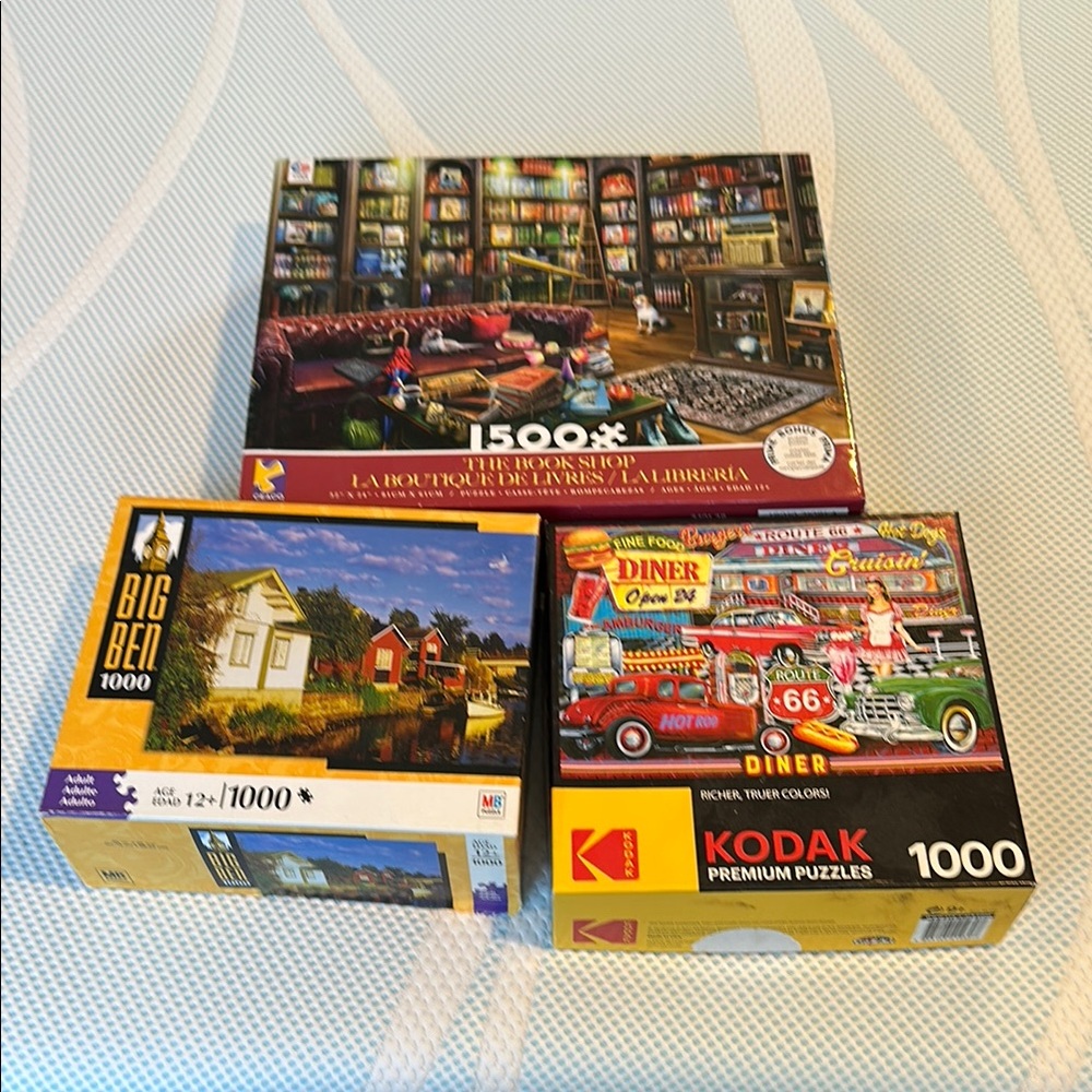 Kodak and Big Ben Jigsaw Puzzle Set